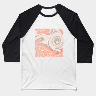 pastel pink abstract Baseball T-Shirt